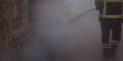 Mardin’de evdeki tüp yangını paniğe neden oldu