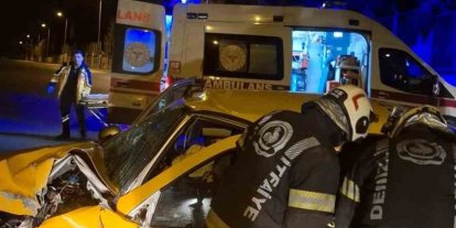 Kazada ağır yaralanan taksi şoföründen acı haber geldi