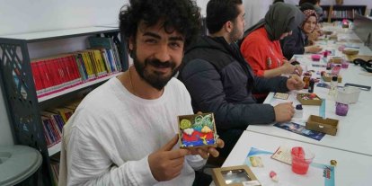 Kahramanmaraş’ta gençler Pusula Maraş’ın atölyesinde hem öğrendi hem üretti