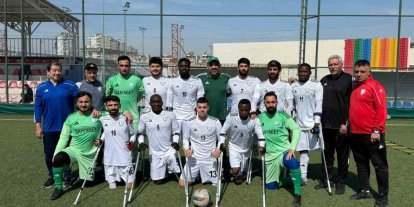 Şahinbey Ampute futbol takımı Türkiye Kupası’nda çeyrek finalde