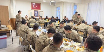 Kaymakam Arıkan, jandarma personeliyle iftarda buluştu