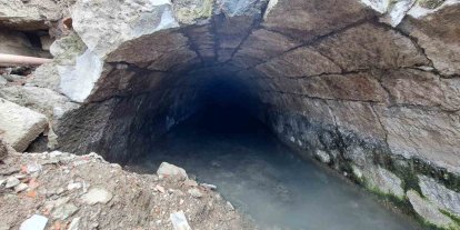 Türkiye’de bir örneği daha yok; Trabzon’da Roma dönemine ait su kanalı ortaya çıktı