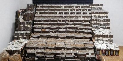 Sivas’ta on binlerce makaron ele geçirildi