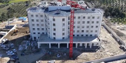 Antakya öğretmenevi ve akşam sanat okulu inşaatında sona gelindi