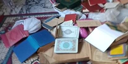 Kur’an kursunu yerle bir edip Kur’an-ı Kerim’lere zarar verdiler