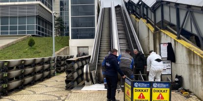 Yürüyen merdiven ve asansörlerde periyodik bakım sürüyor