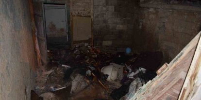 Karaman’da kömürlük yangını korkuttu