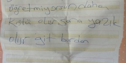 İlkokul kapısına tehdit içerikli not bırakan veli tutuklandı