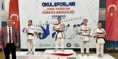 Yunusemreli judocular Karaman’dan 3 madalyayla döndü