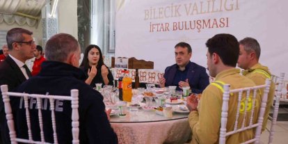 Vali Sözer, orman, itfaiye ve AFAD personeliyle iftarda buluştu
