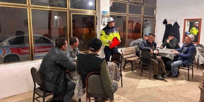 Edirne jandarmasından vatandaşlara trafik güvenliği eğitimi