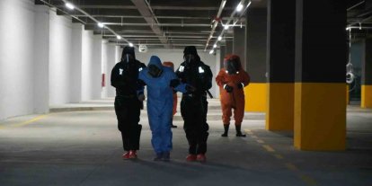 Samsun Şehir Hastanesi’nde KBRN tatbikatı