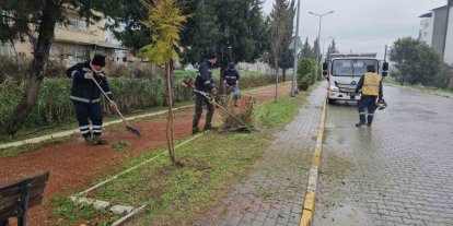 Büyükşehir ekiplerinden Nazilli yürüyüş yolunda bakım çalışması