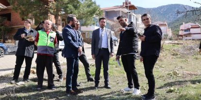 Başkan Tatık, Tavas’a değer katan projeleri sahada inceledi