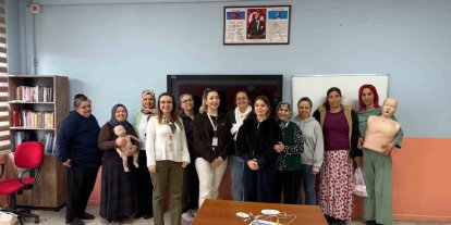 SODAM projesinde görevli kadınlara ilkyardım eğitimi