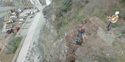 Metrelerce yükseklikte tehlikeli görev