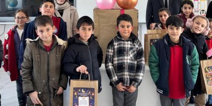 Bayburt’ta on beşi geleneği iki okulun öğrencilerini buluşturdu