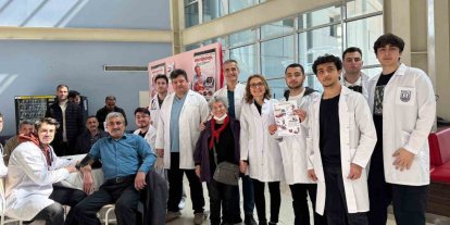 Tıp Fakültesi öğrencilerinden hipertansiyon farkındalığı etkinliği