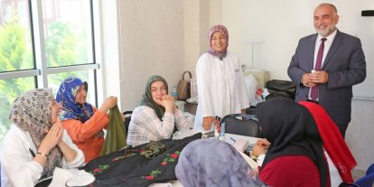 Canikli kadınlar meslek sahibi oluyor