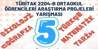 Kars Bilim ve Sanat Merkezi 5 Projeyle TÜBİTAK Bölge Finalinde