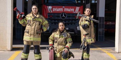 Diyarbakır itfaiyesinde kadınlar tabuları yıkıyor