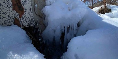 Ağrı’da dondurucu soğuklar etkisini sürdürüyor