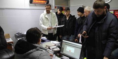 Çarşamba’da ‘app plaka’ paniği: Şoförler odası doldu taştı