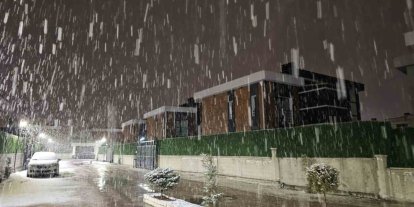 Kayseri’de kar yağışı