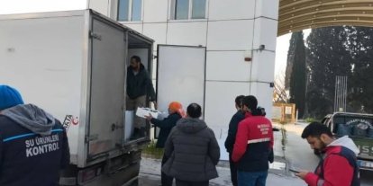 Aydın’da nakil belgesiz 290 kasa balığa el konuldu