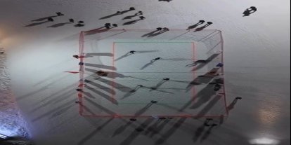 Ergan Dağı’nda kurumlar arası kar voleybolu heyecanı