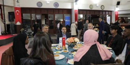 Kütahya’daki uluslararası öğrenciler iftarda buluştu
