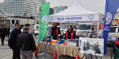 Depreme karşı bilinç Talas’tan meydana taşındı