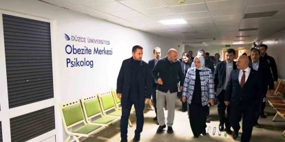 Düzce Üniversite hastanesindeki güçlendirme sürecini incelediler