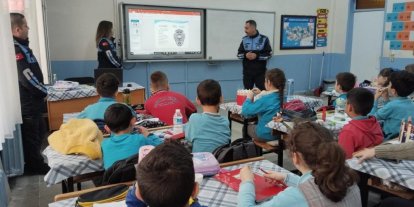 Zabıtadan öğrencilere meslek tanıtımı