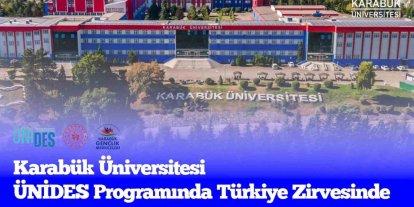 KBÜ, ÜNİDES programında Türkiye birincisi