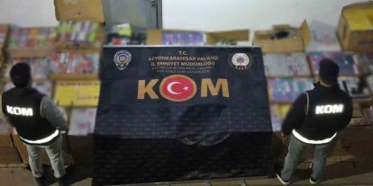 Polis piyasa değeri yaklaşık 27 milyon TL olan gümrük kaçağı sigara ele geçirdi