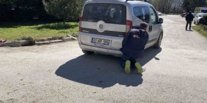 Bolu’da hafif ticari araç ile motosiklet çarpıştı: 1 yaralı