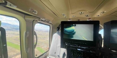 Burdur’da helikopter destekli trafik denetiminde 684 araç ve sürücüsü kontrol edildi