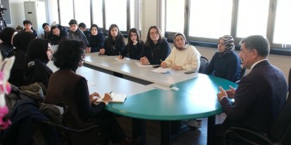 Lise öğrencileri çevre çalışmalarını yerinde öğrendi