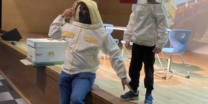 Menteşe’de çocuklar arıların dünyasını keşfetti