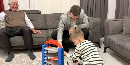 Kaymakam Kaptanoğlu Mardin’de şehit düşen Ergin’in ailesiyle iftar sofrasında buluştu