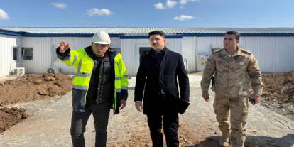 Kaymakam Kahraman Tren Hattı Şantiyesini İnceledi