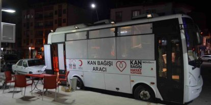 Selendi’de gece kan bağışı seferberliği