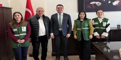 Yeşilay Kars Şubesi’nden Sağlık Müdürlüğüne Ziyaret