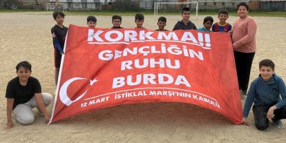 Bornovalı kursiyerlerden ’Korkma’ mesajı