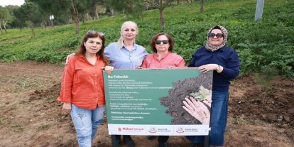 Cinayete kurban giden kadınlar anısına fidan dikildi