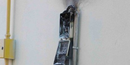 Bafra’da korkutan yangın