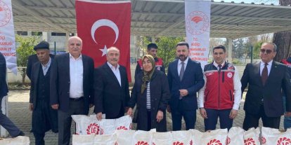 Osmaniye’de çiftçiye ayçiçeği tohumu desteği