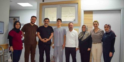 Genç futbolcuya hayat kurtaran müdahale