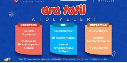 Karabük Bilim Merkezi ara tatilde atölye etkinlikleri düzenleyecek